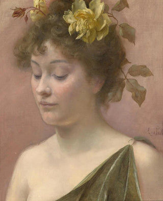Eduard Veith - Portrait einer jungen Frau.webp