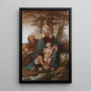 Eduard von Steinle - Heilige Familie mit Johannesknaben.webp