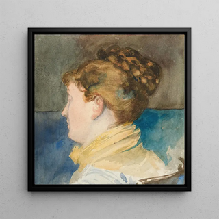 Kunsttryk | Portræt af fru Abbey - Edwin Austin Abbey