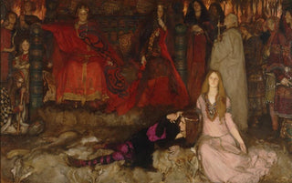Edwin Austin Abbey - The Play Scene in Hamlet Act III Scene II.webp