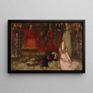 Edwin Austin Abbey - The Play Scene in Hamlet Act III Scene II.webp