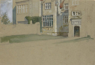 Edwin Austin Abbey - View of an English House.webp