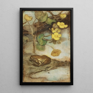 Eero Jrnefelt - Frog With Marsh Marigold.webp