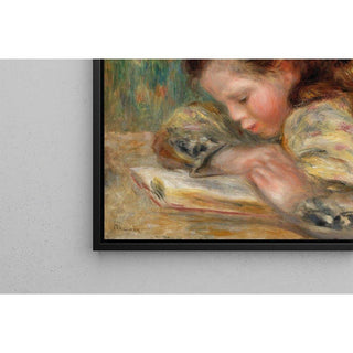 Enfant lisant - Pierre-Auguste Renoir | Reproduction Tableau Décoration murale affiche copie