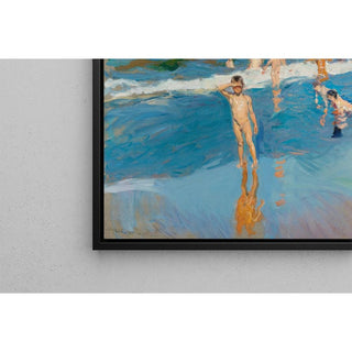 Enfants dans la mer, plage de Valence - Joaquín Sorolla | Reproduction Tableau Décoration murale affiche copie