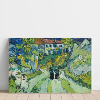 Escalier à Auvers - Vincent van Gogh | Reproduction Tableau Décoration murale affiche copie