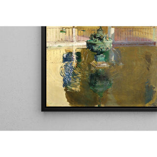 Estanque de Charles V, Alcázar, Seville - Joaquín Sorolla | Reproduction Tableau Décoration murale affiche copie