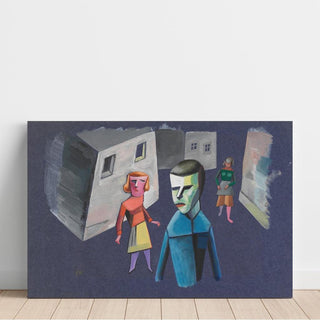 Étude de figures II - Karl Wiener | Reproduction Tableau Décoration murale affiche copie