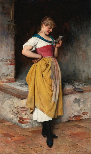Eugen von Blaas - Good news.webp