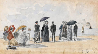 Eugne Boudin - Les Crinolines.webp