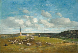 Eugne Boudin - Paysage aux environs de Deauville.webp