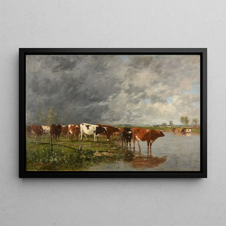 Eugne Boudin - Troupeau sabreuvant.webp