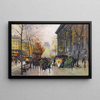 Eugne GalienLaloue - Le March Aux Fleurs La Madeleine.webp