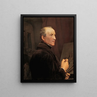 Ferdinand Georg Waldmller - Selbstportrt vor der Staffelei.webp