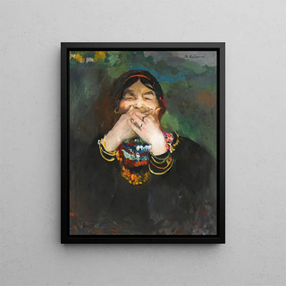 Filipp Malyavin - Laughing Baba.webp