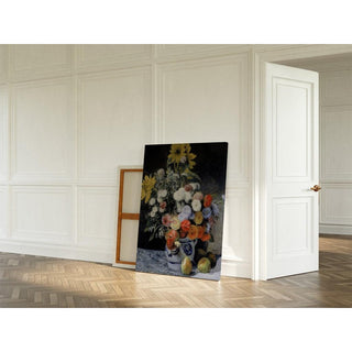 Fleurs mélangées dans un pot en terre cuite - Pierre-Auguste Renoir | Reproduction Tableau Décoration murale affiche copie