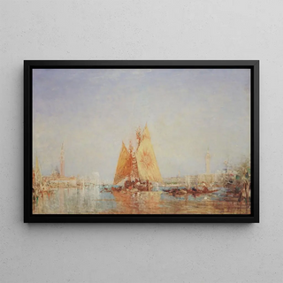 Flix Ziem - Venise Trabaccolo La Voile Jaune.webp
