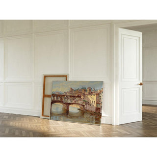 Florence, Ponte Vecchio - Antonietta Brandeis | Reproduction Tableau Décoration murale affiche copie
