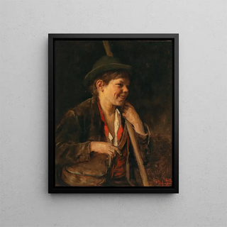 Franz von Defregger - A Tyrolean Shepard Boy.webp