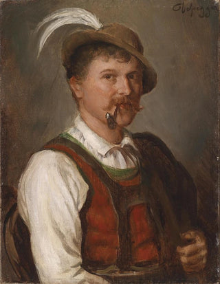Franz von Defregger - Junger Bursch in Sonntagstracht.webp