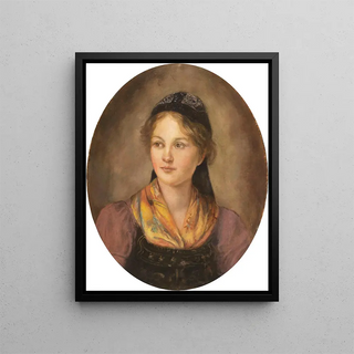 Franz von Defregger - Mdchenportrt.webp