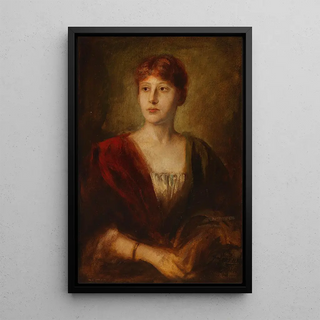 Franz von Lenbach - Portrt einer jungen Dame.webp