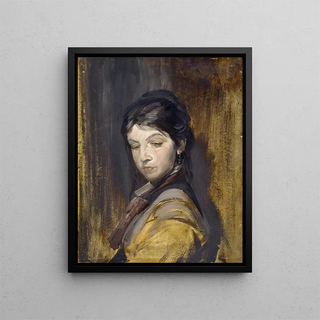 Franz von Lenbach - Unknown Girl.webp