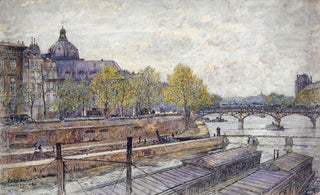 Frdric Houbron - Le quai Conti et le pont des Arts.webp