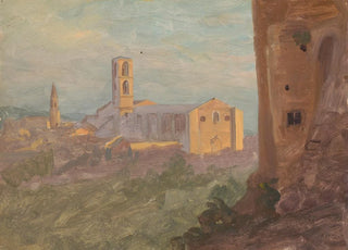 Frederic Edwin Church - Italian or Swiss Town.webp