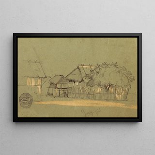 Frederic Edwin Church - Street with Houses Guayaquil Ecuador.webp