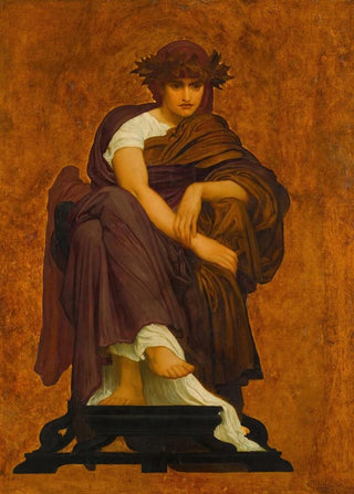Frederic Leighton - Mnemosyne Mother of the Muses.webp