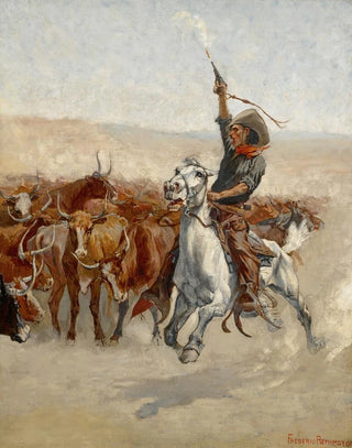 Frederic Remington - The RoundUp.webp