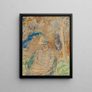 Frederick Carl Frieseke - Reading in the Garden.webp