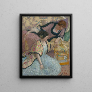 Frederick Carl Frieseke - The Parrots.webp