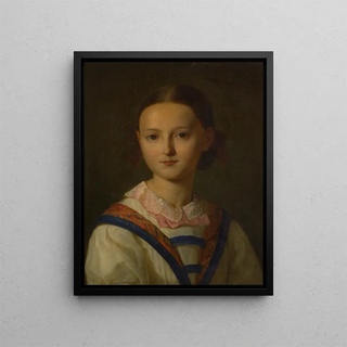 Friedrich von Amerling - Portrait Of A Young Girl.webp