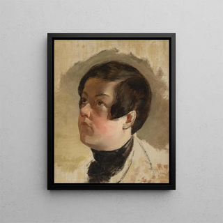 Friedrich von Amerling - Studie zu einem Knabenkopf.webp