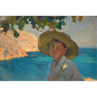 Garçon au sombrero, Jávea - Joaquín Sorolla | Reproduction Tableau Décoration murale affiche copie