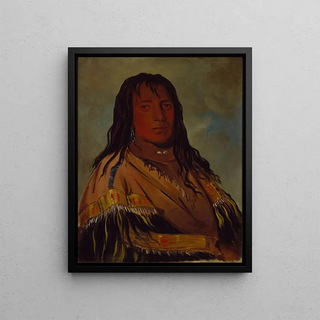 George Catlin - ChTeeWahNeChe No Heart Chief of The WahNeWatchToNeeNah Band.webp