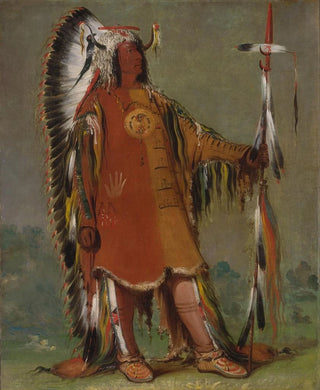 George Catlin - MhToThPa Four Bears Second Chief In Full Dress.webp