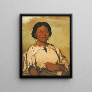 George Catlin - OJeEnHeA Woman Who Lives In a Bears Den.webp