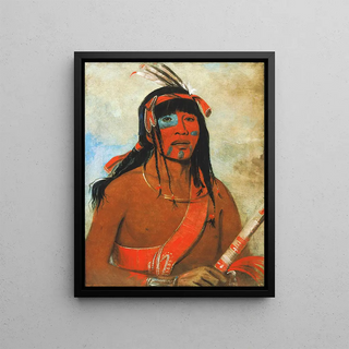 George Catlin - OTWah The Ottaway a Warrior.webp