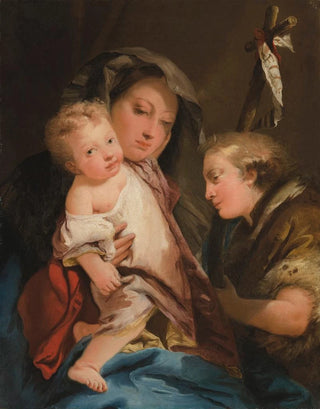 Giovanni Domenico Tiepolo - The Madonna and Child with the Infant St John the Baptist.webp