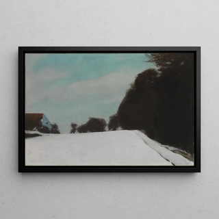 Gustav Kampmann - Nach Sonnenuntergang im Winter.webp