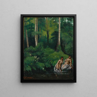Gustave Courbet - Baigneuses dans la fort.webp