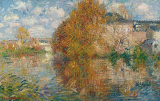 Gustave Loiseau - La Maison Cauchois Bords De Leure Automne.webp