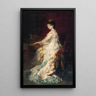 Hans Makart - Portrait Of Maria Countess Von Dnhoff.webp