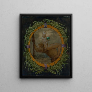 Hans Thoma - Der Heilige Christophorus im Schilfkranz.webp