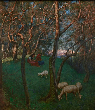 Hans Thoma - Olive Grove at Lake Garda.webp