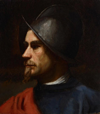 Helene Schjerfbeck - Warrior In Helmet.webp