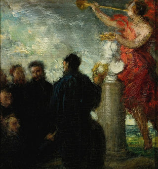 Kunsttryk | Hyldest til Eugène Delacroix - Henri Fantin-Latour